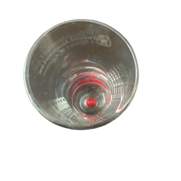 Pre Owned Holland America Line Cruise Ship Souvenir Red Bubble Shot Glass - Picture 7 of 12